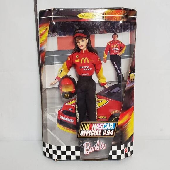 Mattel NASCAR Official #94 McDonalds 1999 Collector Barbie Doll - Picture 2 of 12